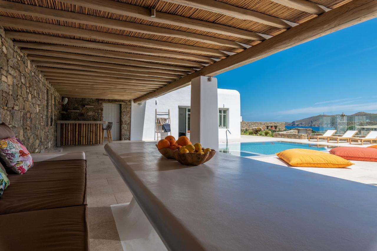 Mykonos Ag Villas In Ftelia Beach المظهر الخارجي الصورة