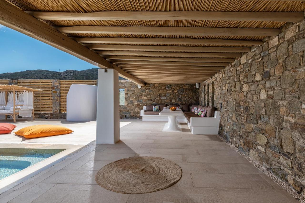Mykonos Ag Villas In Ftelia Beach المظهر الخارجي الصورة