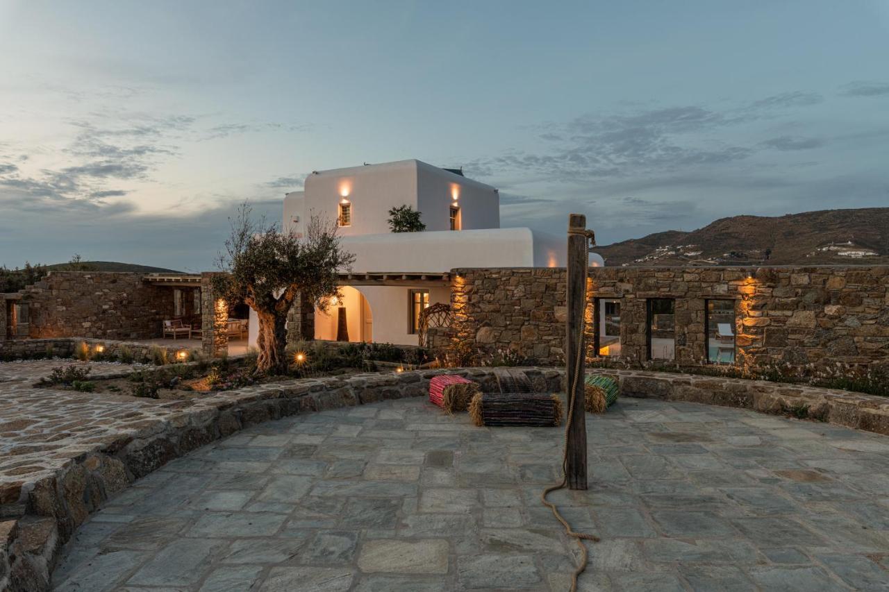 Mykonos Ag Villas In Ftelia Beach المظهر الخارجي الصورة