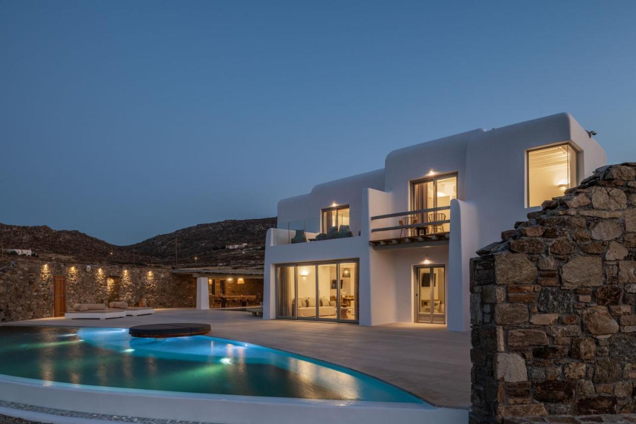 Mykonos Ag Villas In Ftelia Beach المظهر الخارجي الصورة