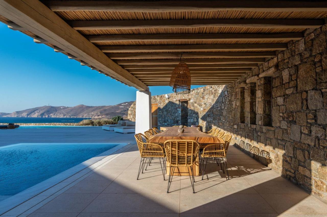 Mykonos Ag Villas In Ftelia Beach المظهر الخارجي الصورة