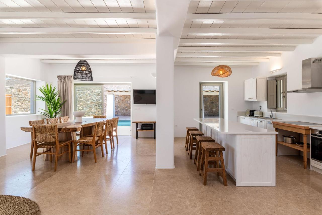 Mykonos Ag Villas In Ftelia Beach المظهر الخارجي الصورة