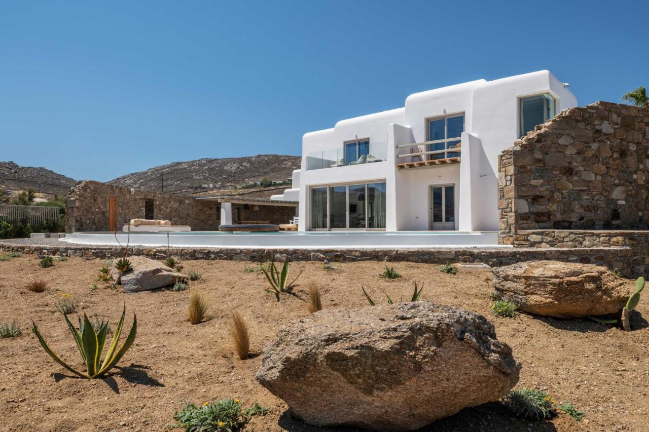 Mykonos Ag Villas In Ftelia Beach المظهر الخارجي الصورة