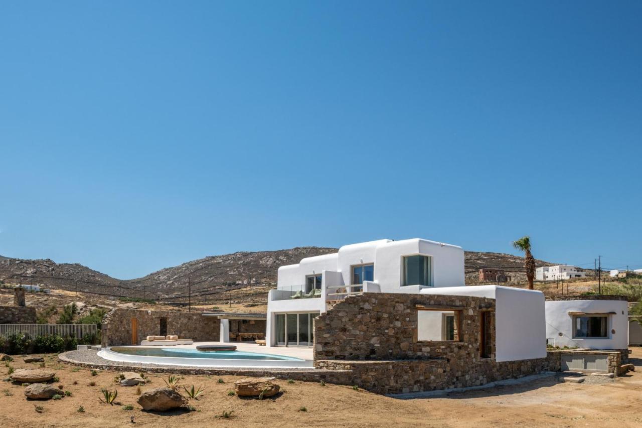 Mykonos Ag Villas In Ftelia Beach المظهر الخارجي الصورة